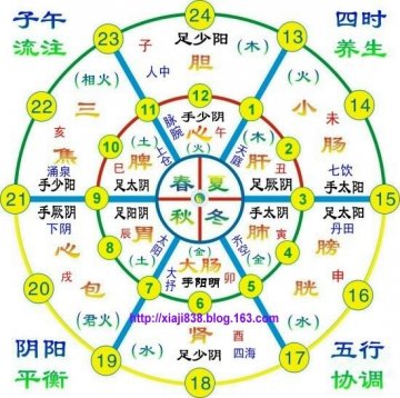 信息图：春夏秋冬四季养生导图