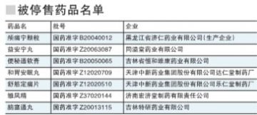 北京停售颅痛宁颗粒等7种药品