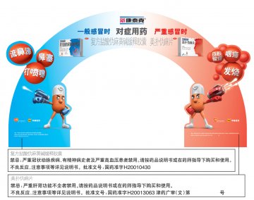 复方盐酸伪麻黄碱缓释胶囊 美扑伪麻片-官方高清创意广告(津药广审(文)第2012050109号)