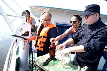 中俄联合监测水质
