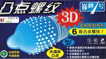 史上最强安全套问世！3D凸点螺纹避孕套叫板杜蕾斯！