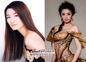 15位花旦卷发+直发 谁最美