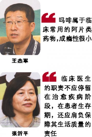 WHO：吗啡为癌痛用药首选