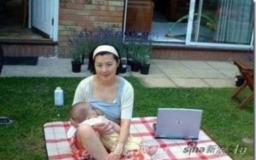 十大女星育儿哺乳照