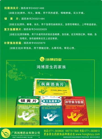 抗菌消炎片、银黄片等四个品种-官方高清创意广告(桂药广审(文)第2011090131号)
