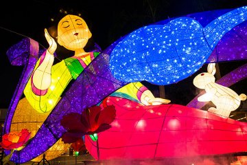 中秋彩灯多区展出