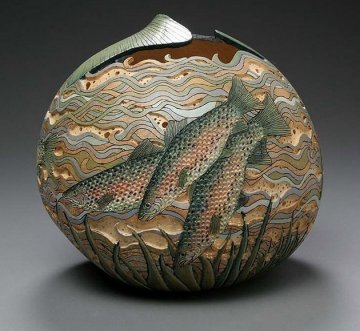 南瓜艺术品