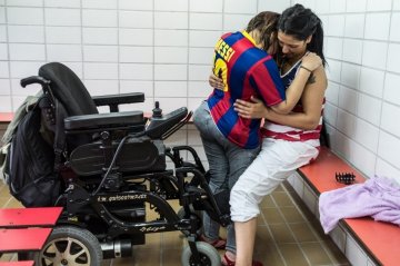 西班牙脑瘫患者