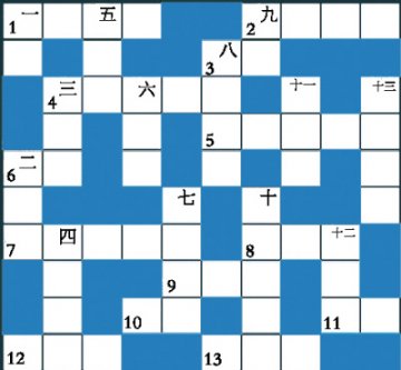 填字游戏