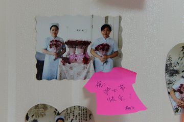 护士节爱心墙传递温暖