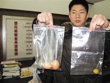 武昌市民吃出弹跳蛋黄 专家称假鸡蛋可能性很小