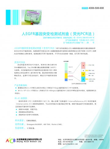 人EGFR基因突变检测试剂盒（荧光PCR法）-官方高清创意广告()