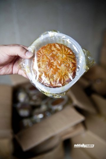 现场查处的成品月饼