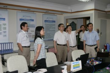 刘谦副部长检查我中心实验室生物安全工作