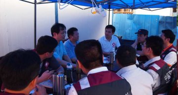 中心4.20芦山地震卫生防疫协调组对灾区应急检测实验室能力开展调查