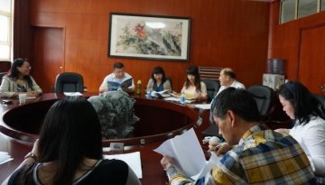 中英全球支持项目（GHSP）办公室来所进行财务审查督导