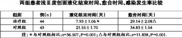 治疗浅Ⅲ度烧伤的疗效观察