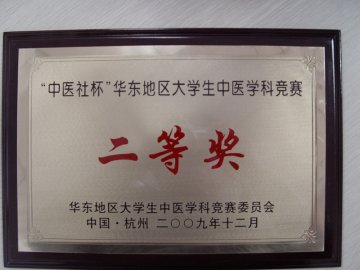 我校选手参加“中医社杯”华东地区首届大学生中医学科竞赛喜获佳绩
