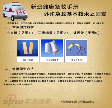 常用固定器材及方法