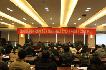 市科委召开“国家创新药物孵化基地”暨综合性新药研究开发技术大平台建设工作推进会