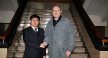 刘文川副校长会见德国Andreas Bauschke先生