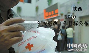 陕西公布2010年度医改工作目标