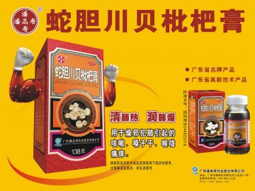 蛇胆川贝枇杷膏-(国药准字Z44023316)精美广告图欣赏