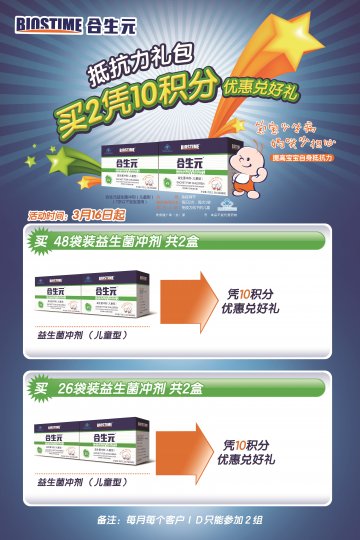 合生元牌益生菌冲剂（儿童型）官方高清创意广告(粤食健广审(文)第2014050321号)