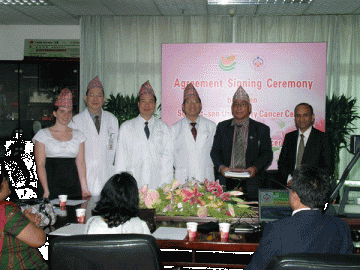 尼泊尔BP Koirala Memorial Cancer Hospital访问团莅临肿瘤防治中心访问