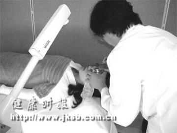 给眼睛做SPA