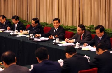 胡锦涛吴邦国温家宝李长春习近平李克强分别参加审议