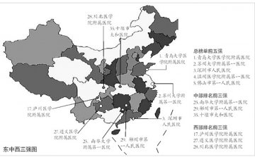 地市级医院 东强西弱中部成洼地
