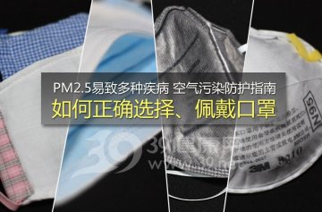 PM2.5来袭 专家教你正确佩戴口罩