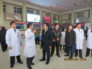 金中杰副厅长到省第二人民医院开展厅长“行政查房”