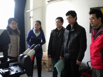 省仪器平台理事会办公室一行来我校资产处走访交流
