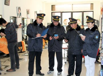 淮北开展理发店卫生检查 专业检测室内空气