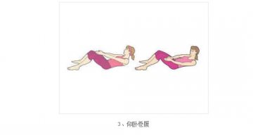 6个动作帮你练出健美小腹