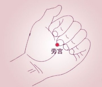 每天按揉劳宫穴，全身都会很暖和