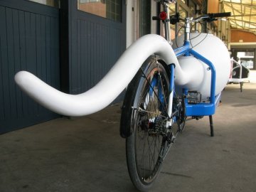 医学趣图：丹麦街头的精子自行车