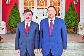 崔世安晤陈竺谈公共卫生