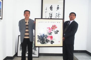 我省书画家为省荣军康复医院建院60周年捐赠书画作品