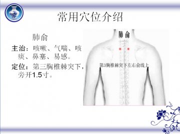 冬病夏治 三伏贴常用穴位介绍