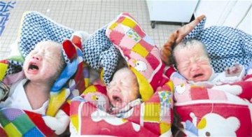 女子一胎生下龙凤3胞胎