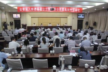 孙志刚副主任出席河南省深入推进县级公立医院综合改革电视电话会