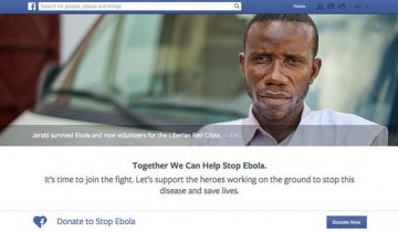 Facebook全力对抗埃博拉 推出三大举措