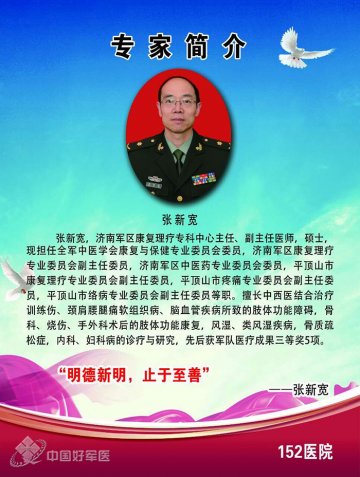 第152医院康复理疗专科中心主任张新宽