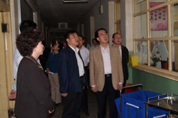 甘肃省卫生厅高建邦副厅长检查指导临夏州2010年上半年重点卫生工作