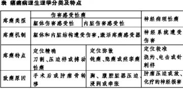 癌痛分类及用药注意