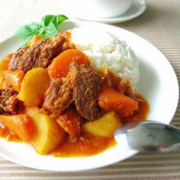 土豆炖牛肉