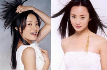 孙俪 蒋勤勤相同发型比美
